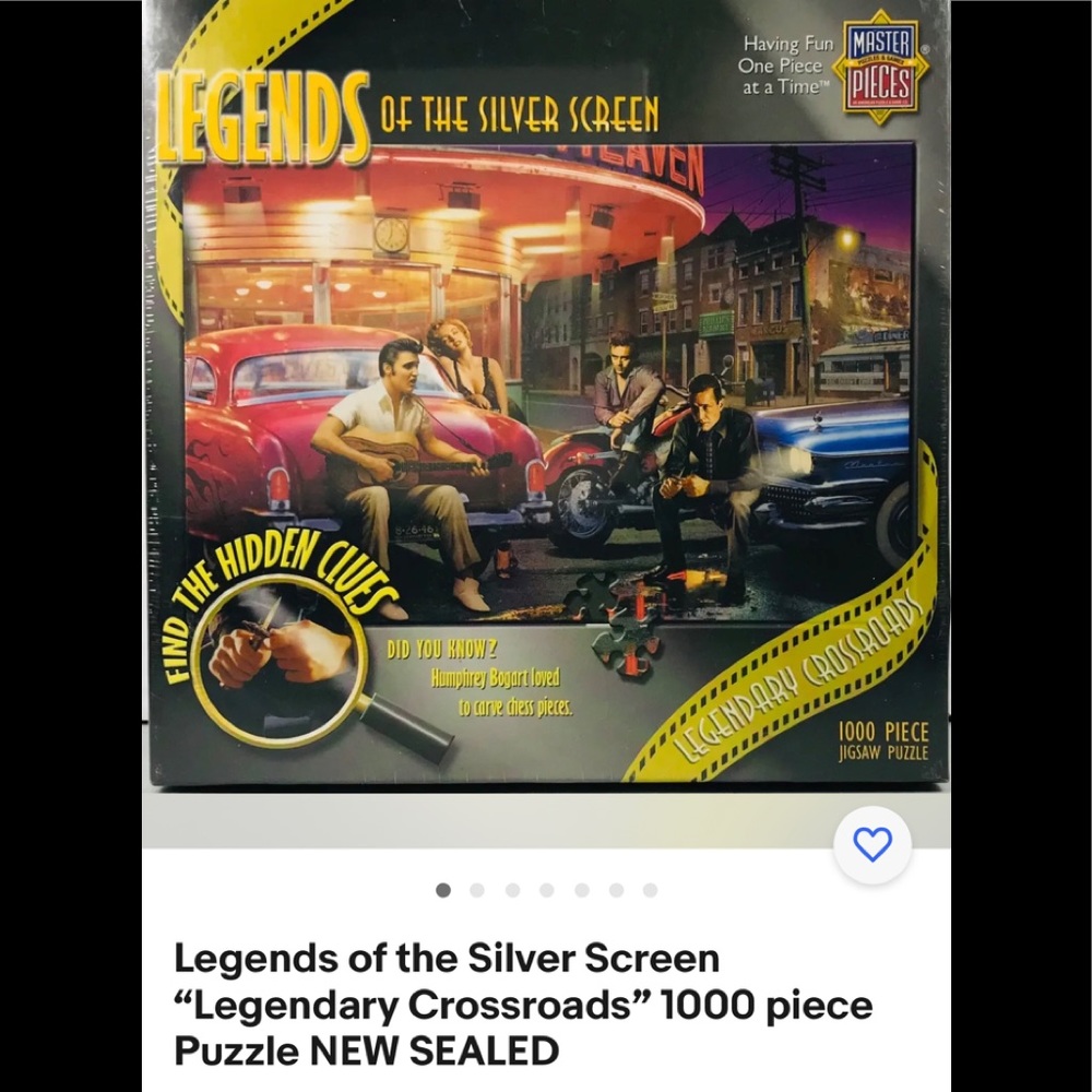 Legends of the silver screen 1000 piece puzzle